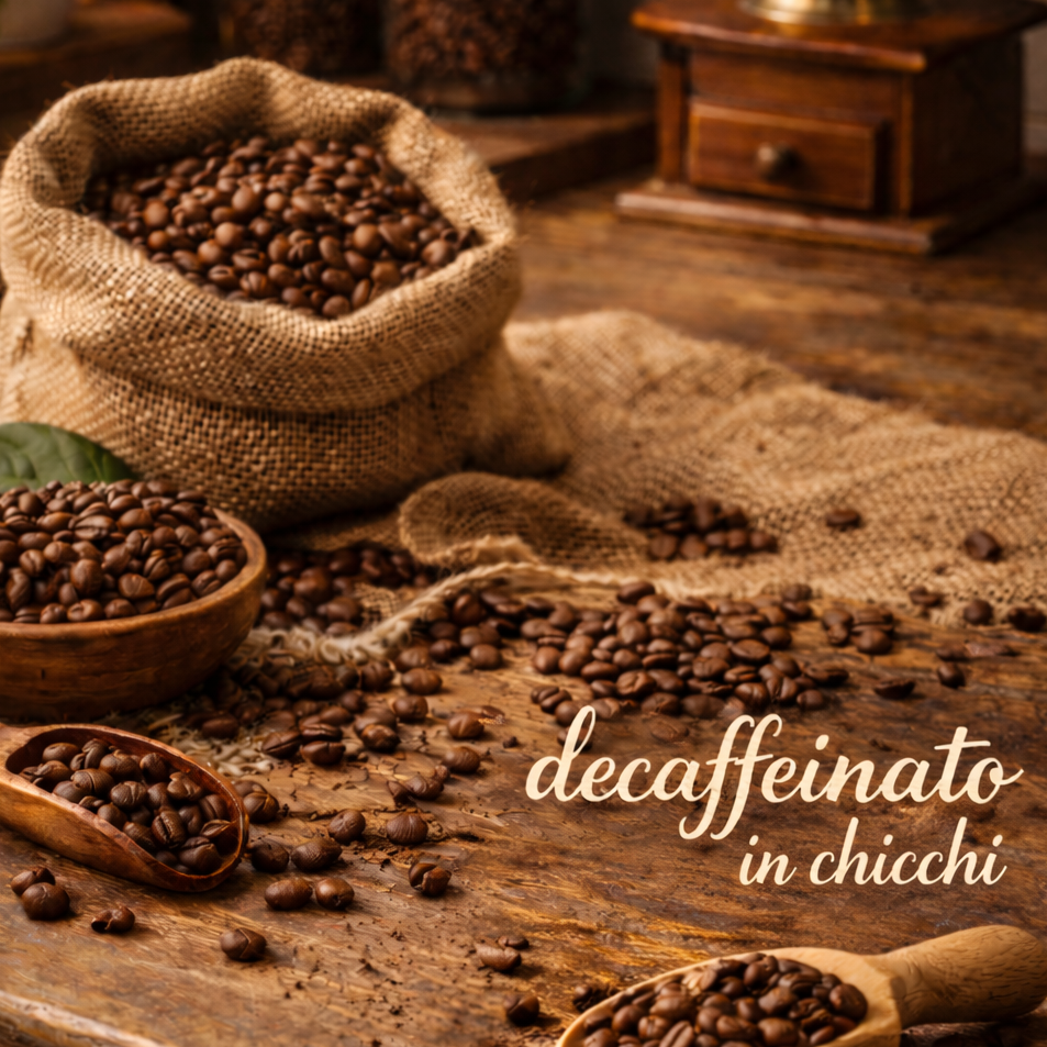 Caffè decaffeinato in grani 1kg