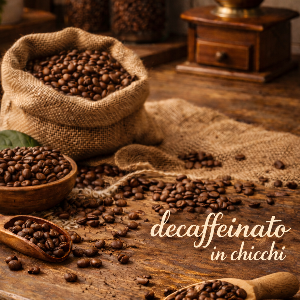 Caffè decaffeinato in grani 500g